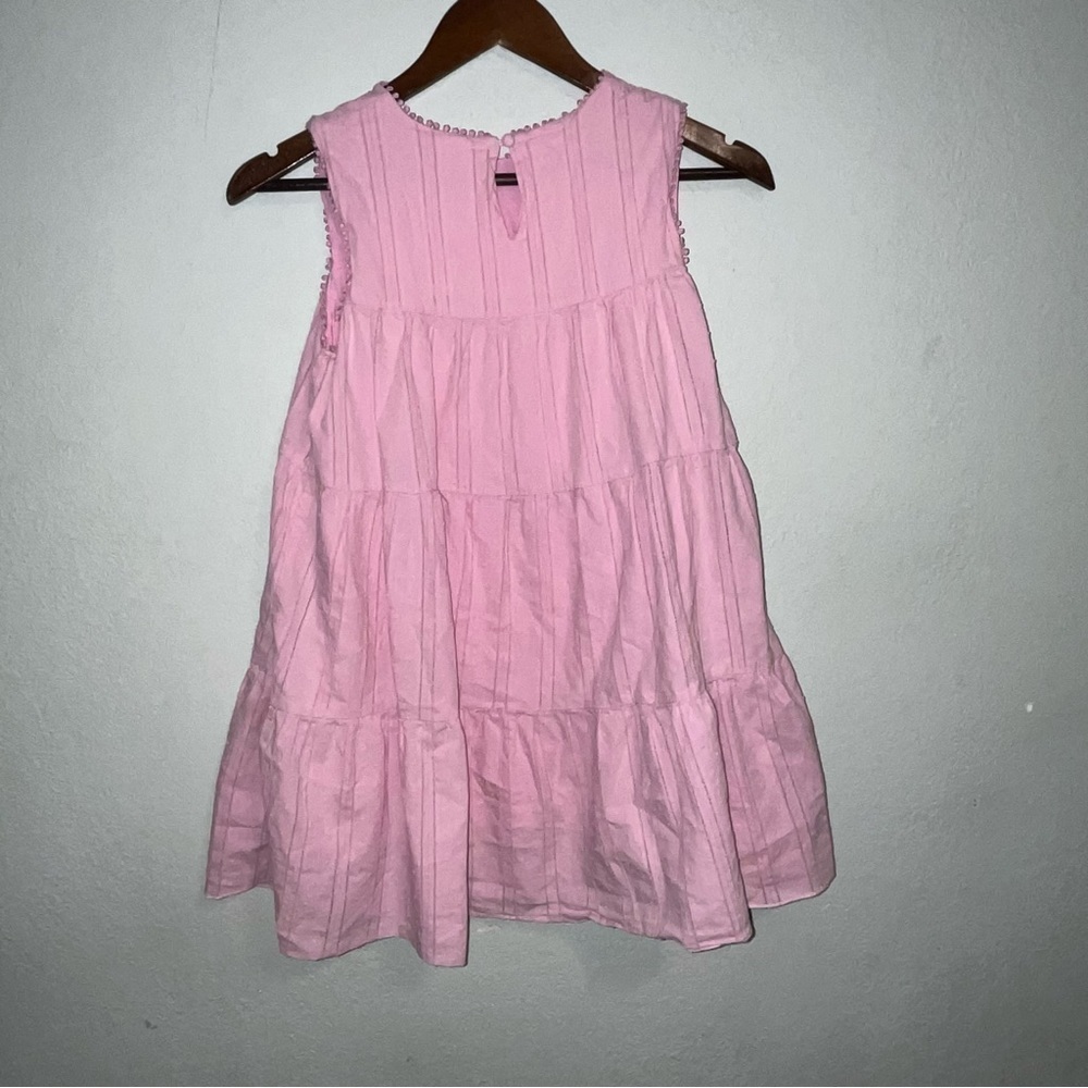 GB Girls Gianni Bini Pink Tiered Sleeveless Dress - Picture 6 of 8